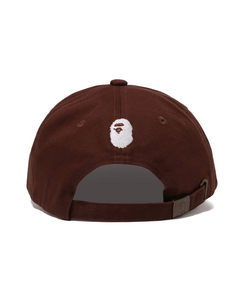 Chapeaux Bape A Bathing Ape 6panel Chocolat Homme | ESL-80281989